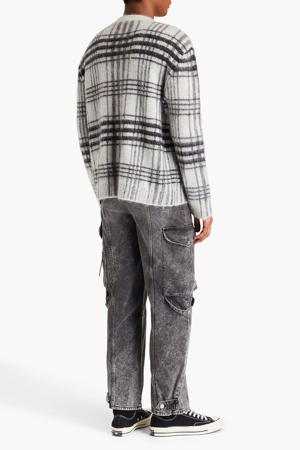 JW ANDERSON كنزة رياضية من نسيج بحبكة الجاكار