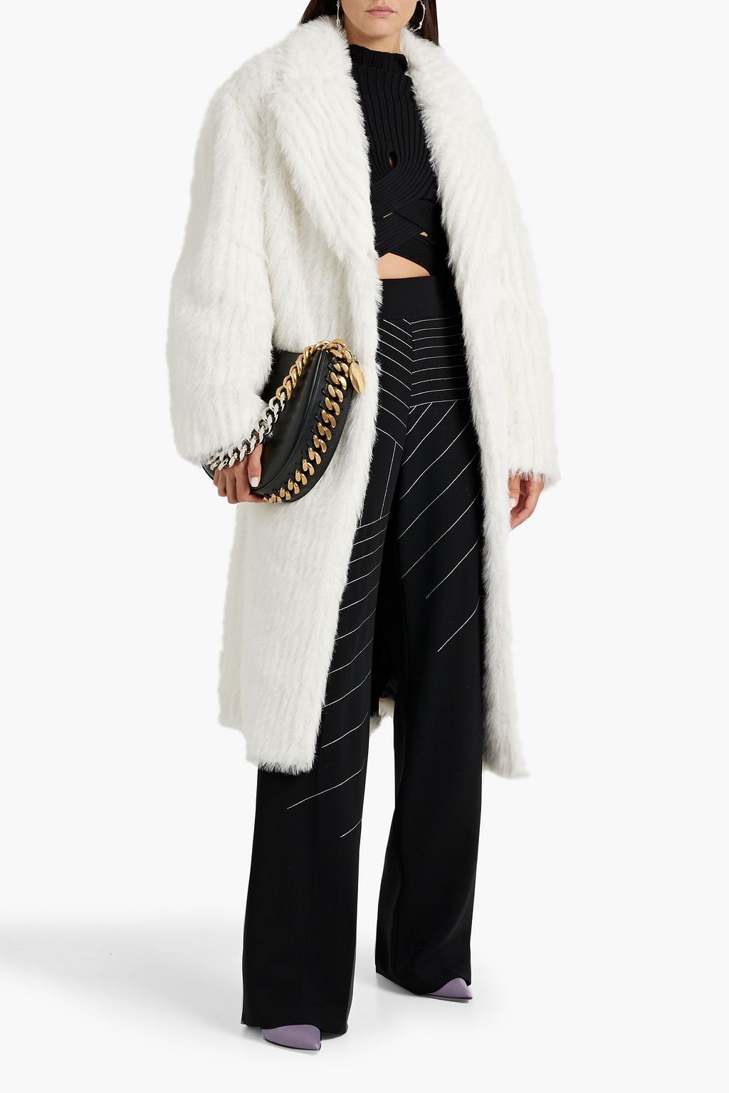 STAND STUDIO Genevieve faux fur coat