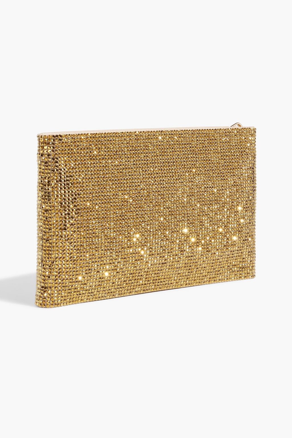 JUDITH LEIBER COUTURE Crystal-embellished satin pouch