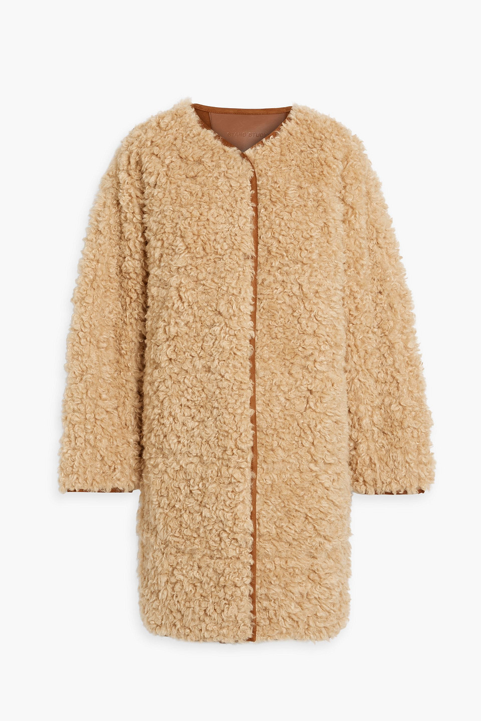 Paola reversible faux shearling coat