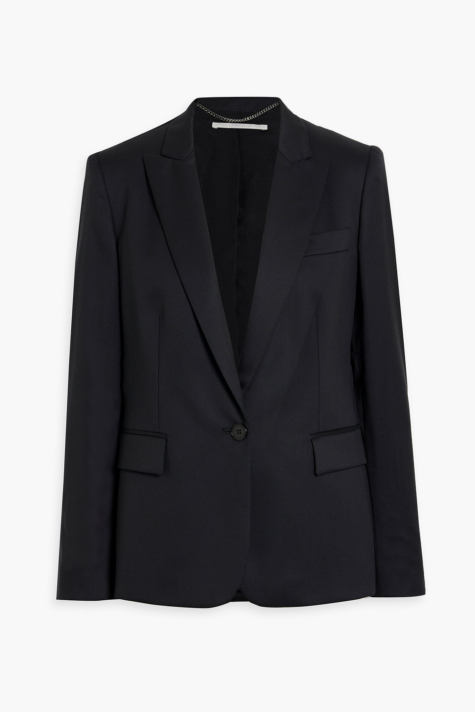 Stella Mccartney Wool-twill Blazer In Black