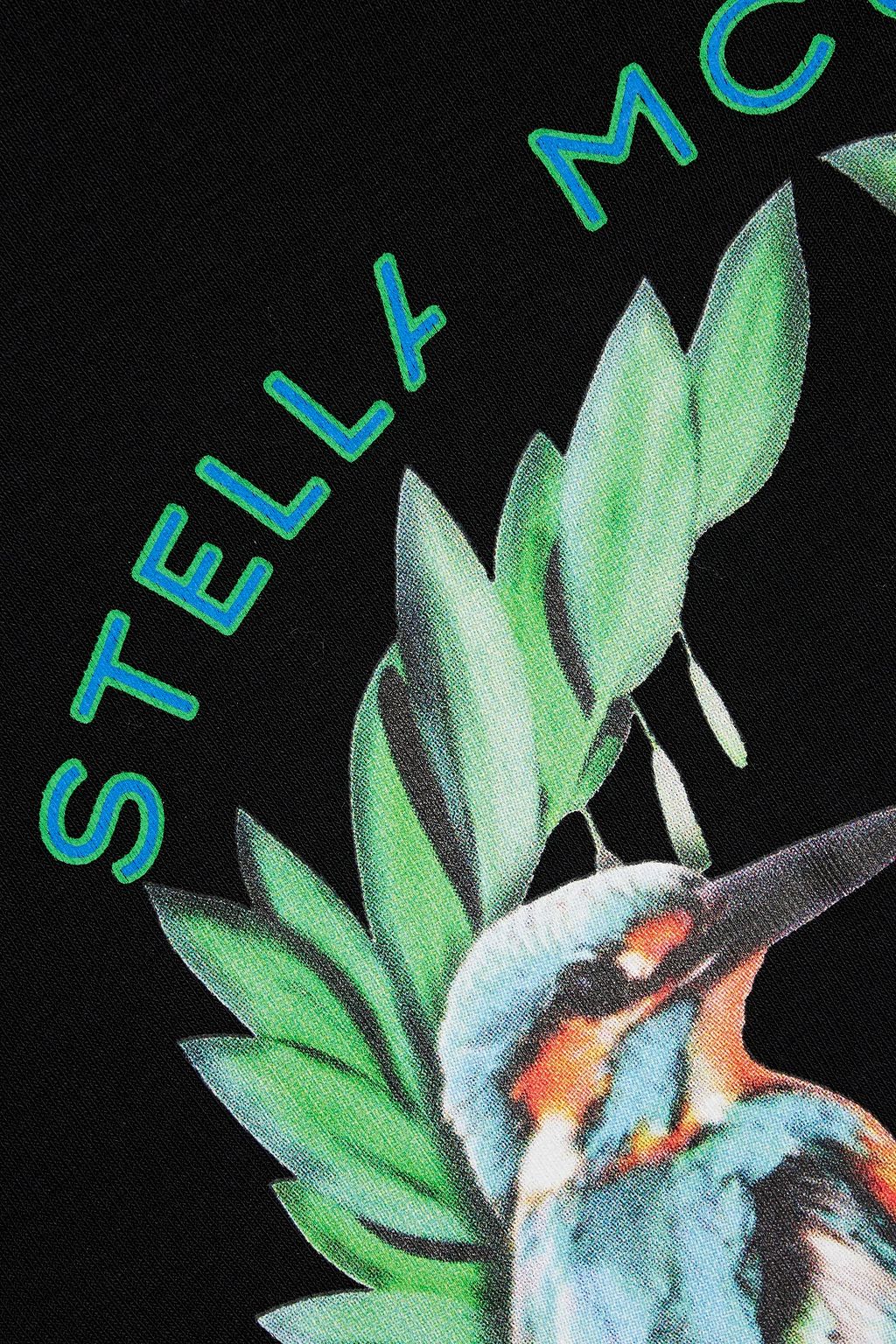 STELLA MCCARTNEY Printed Lyocell and cotton-blend jersey T-shirt