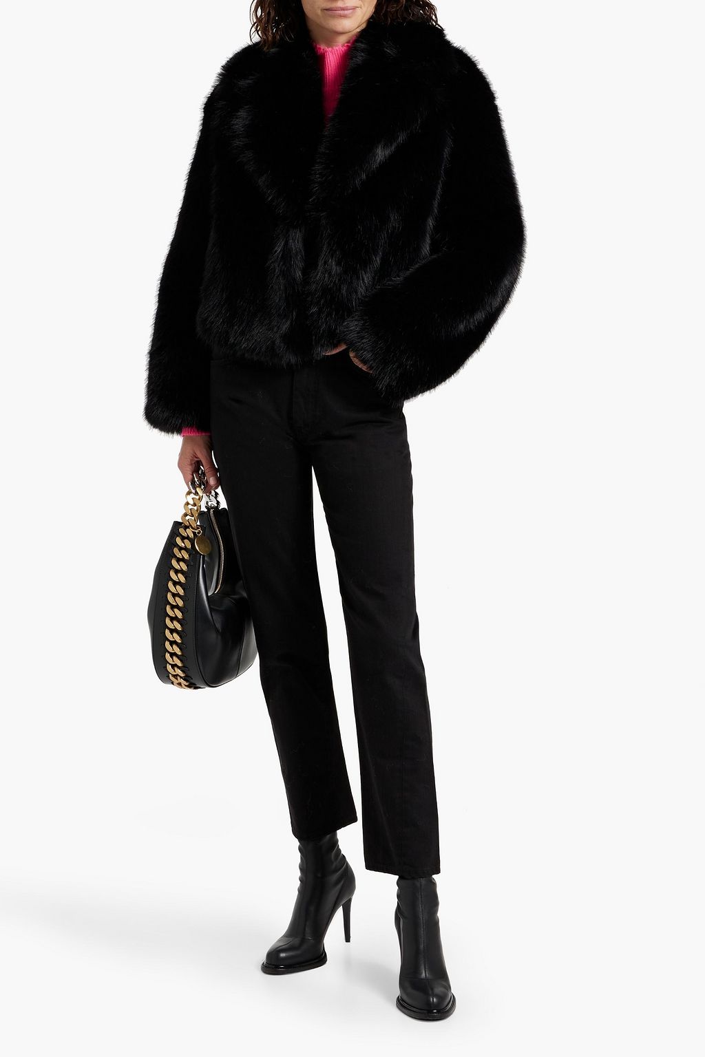 STAND STUDIO Samara faux fur jacket
