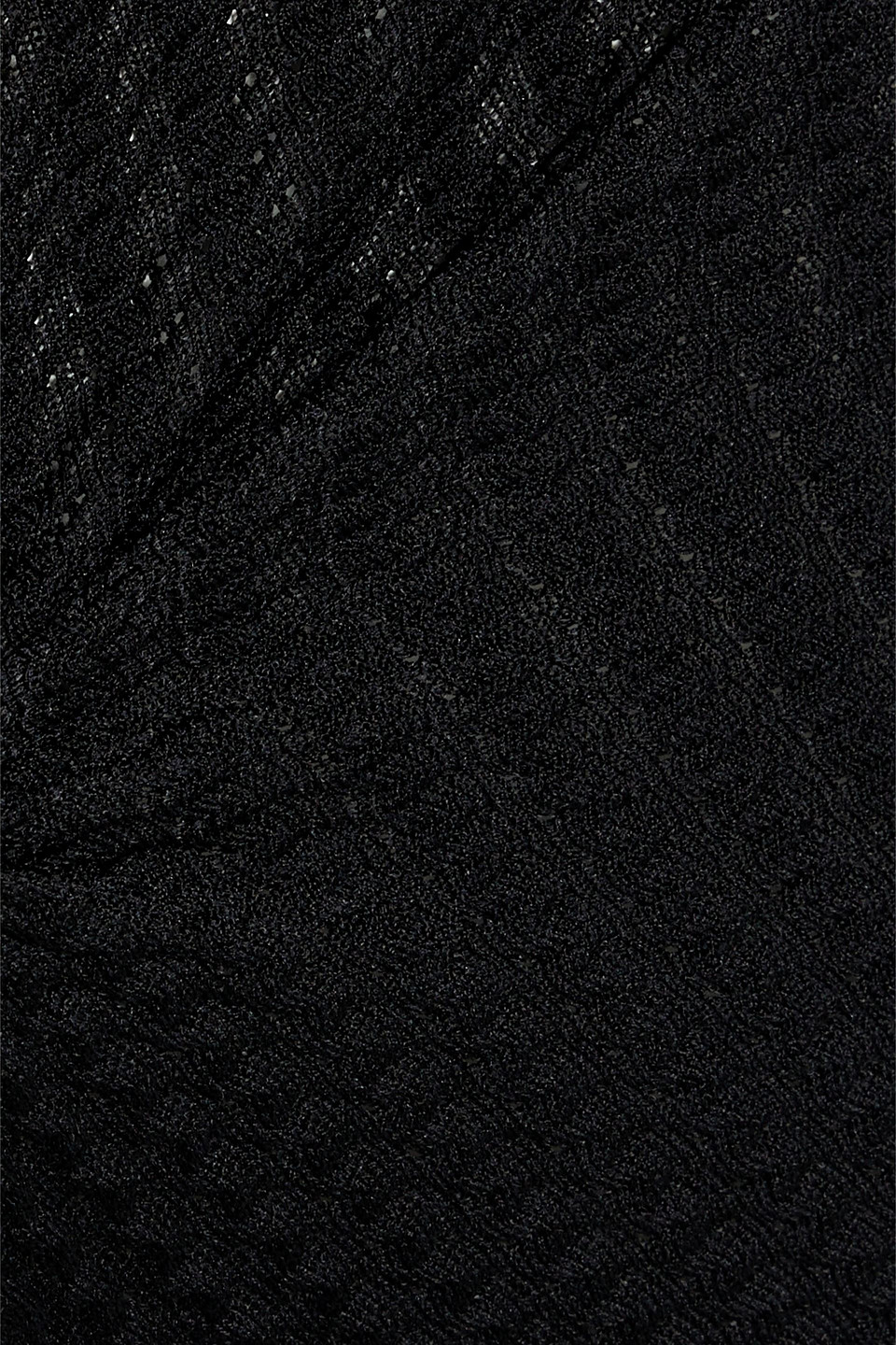 Stella Mccartney Compact Knit Technical Flared Pants In Black