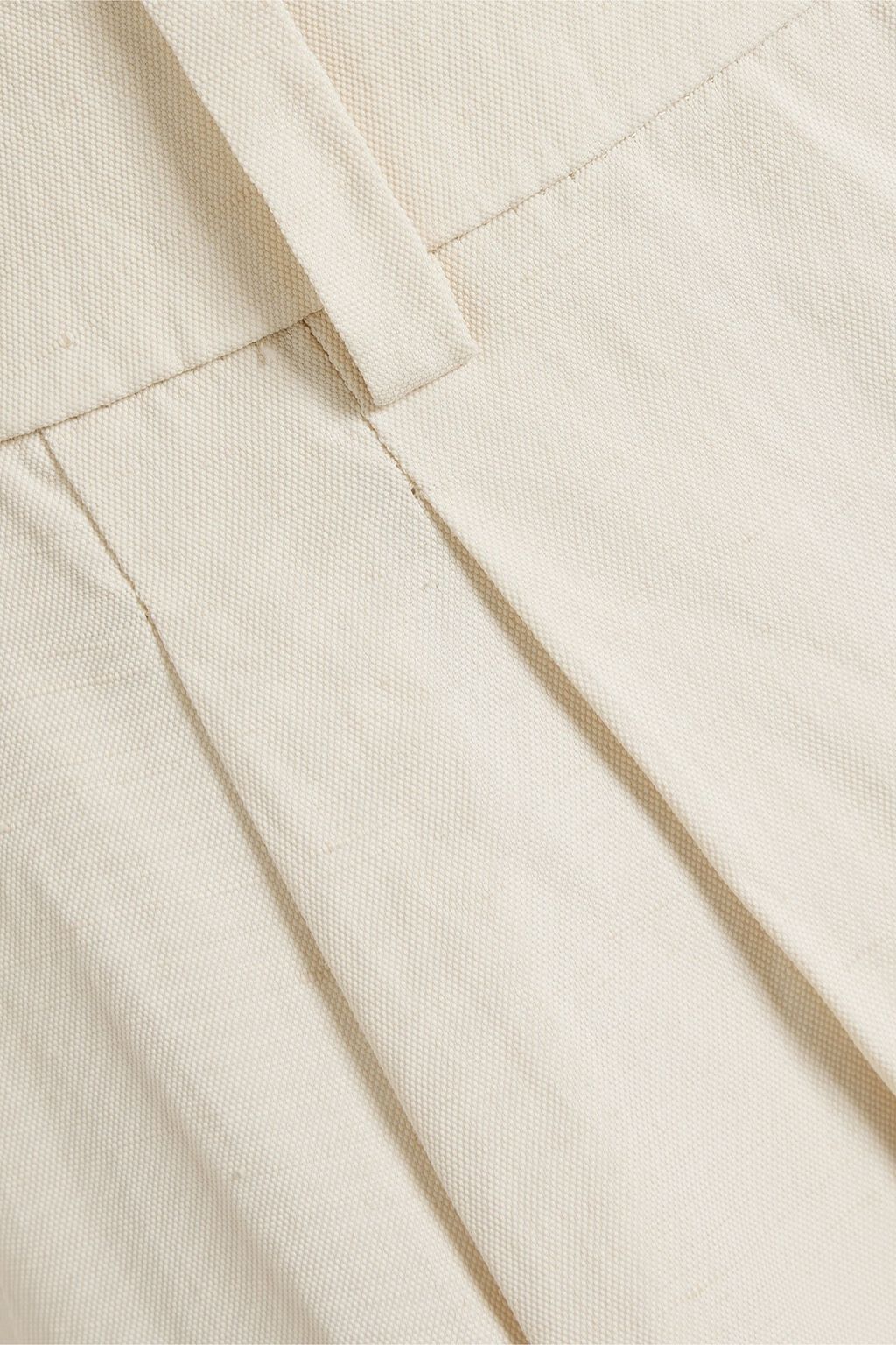 STELLA MCCARTNEY Pleated woven tapered pants