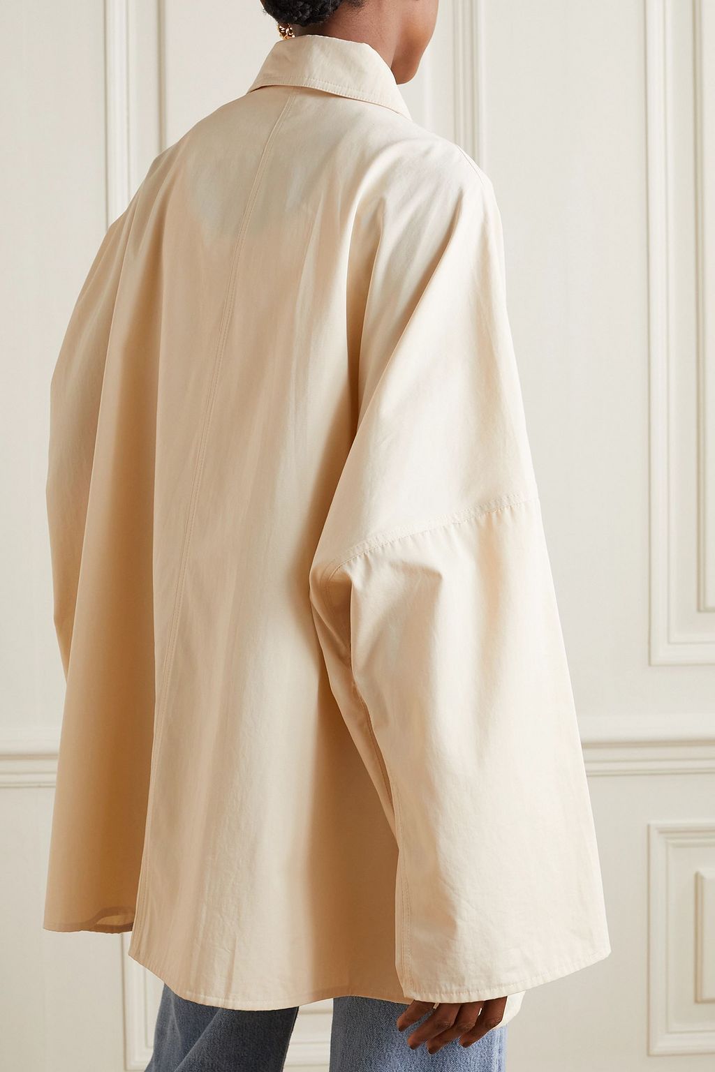 TOTEME Oversized washed cotton jacket