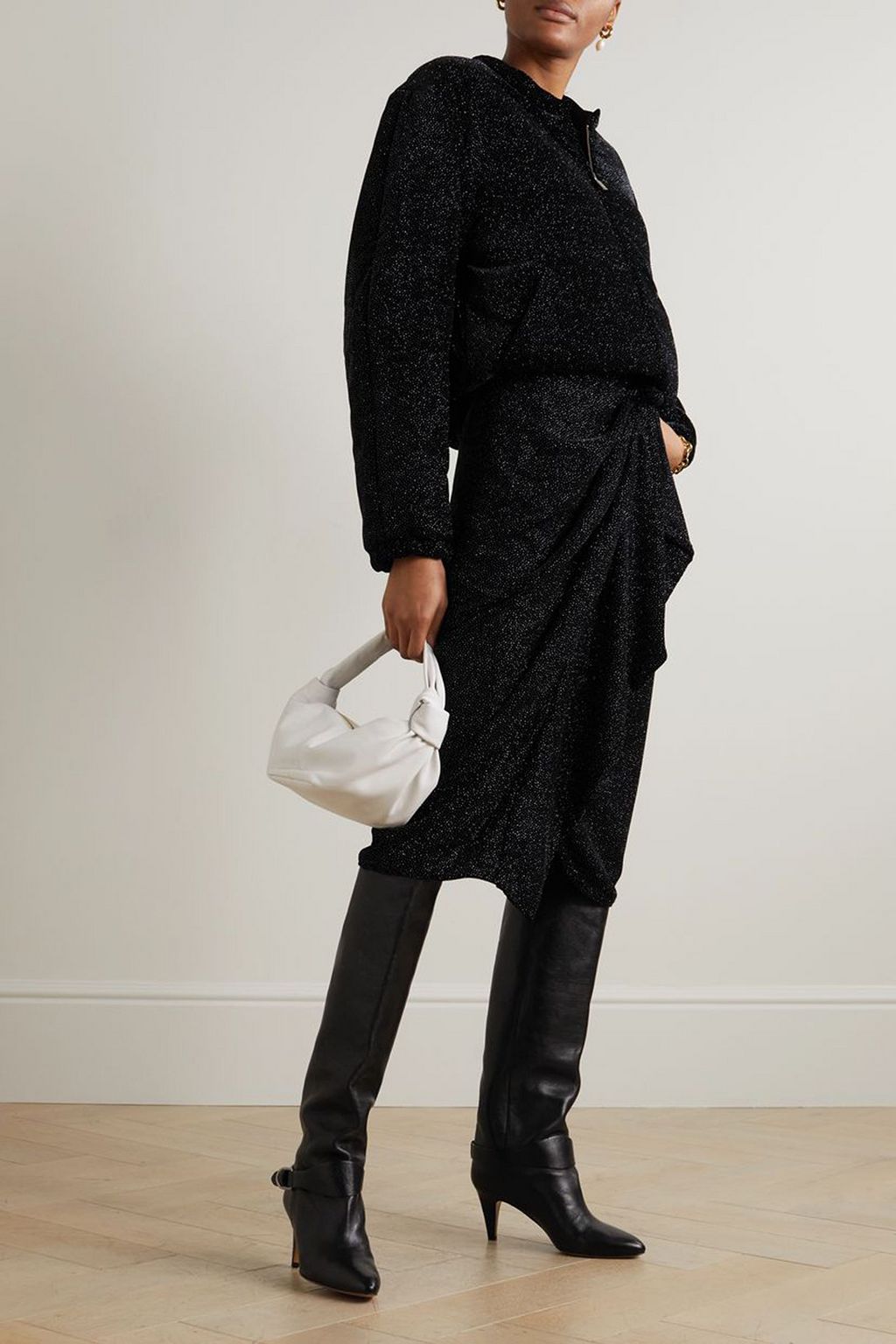 MARANT ÉTOILE Atala crystal-embellished velvet jacket