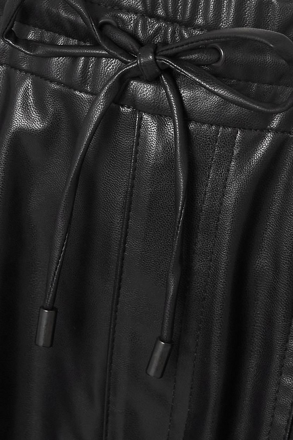 Shop Isabel Marant Étoile Brina Faux Leather Straight-leg Pants In Black