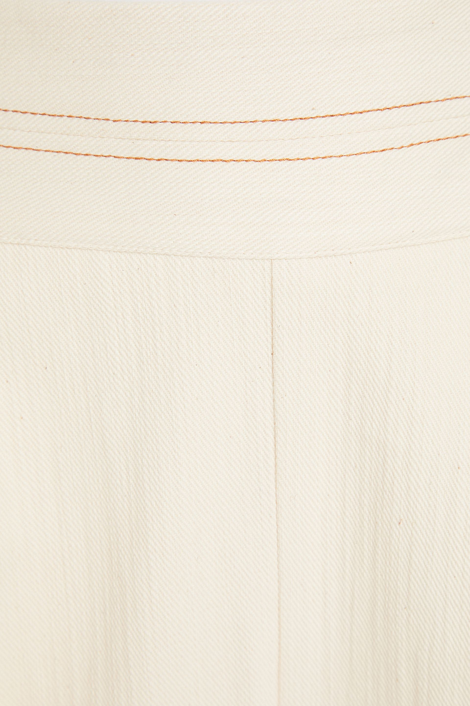 Palmer Harding Cropped High-rise Wide-leg Jeans In Ecru