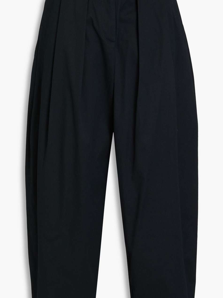 solo stretch-cotton twill tapered pants