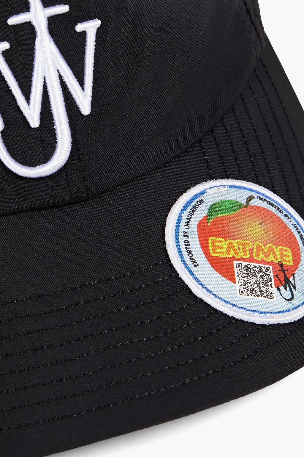 JW ANDERSON Embroidered twill baseball cap