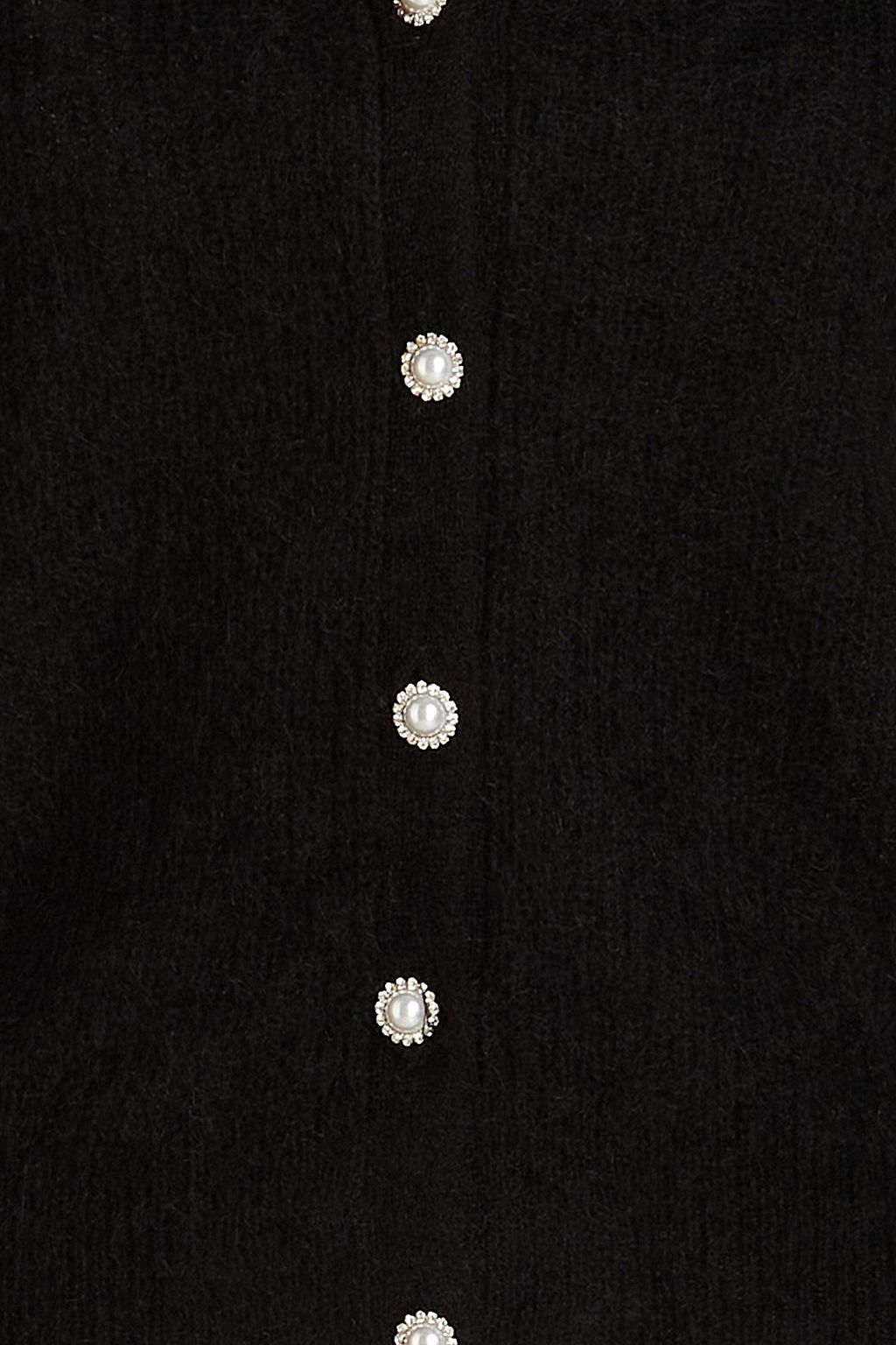 MAJE Brushed knitted cardigan