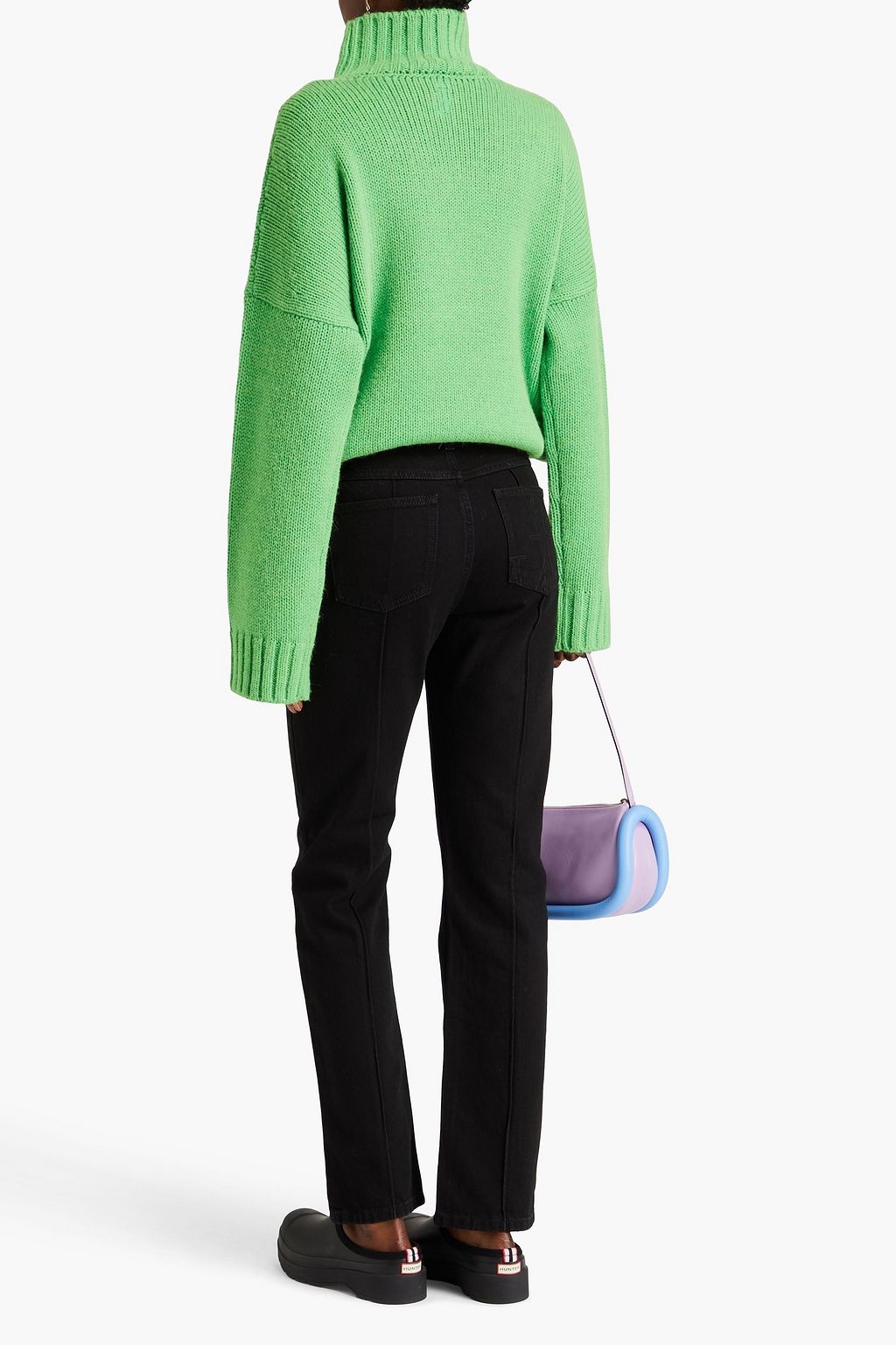 JW ANDERSON جينز بأرجل ضيقة وخصر مرتفع