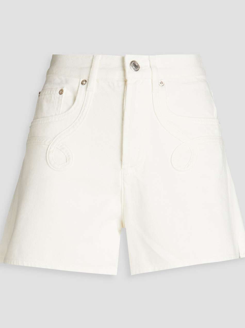 denim shorts