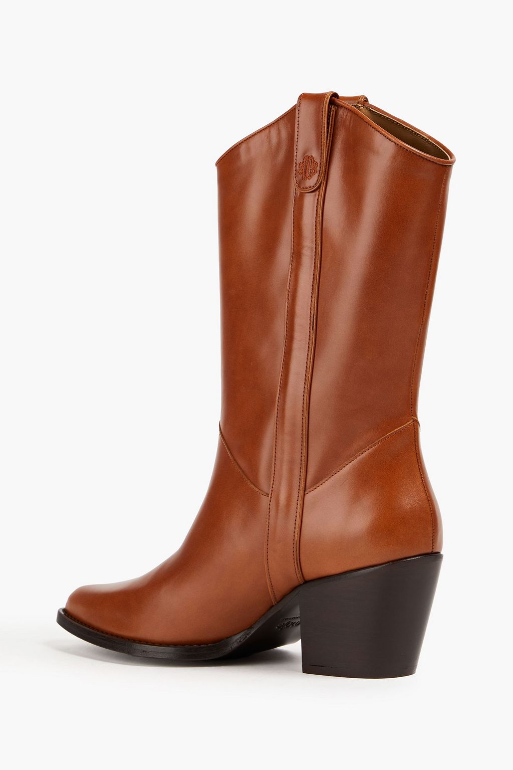 MAJE Leather cowboy boots