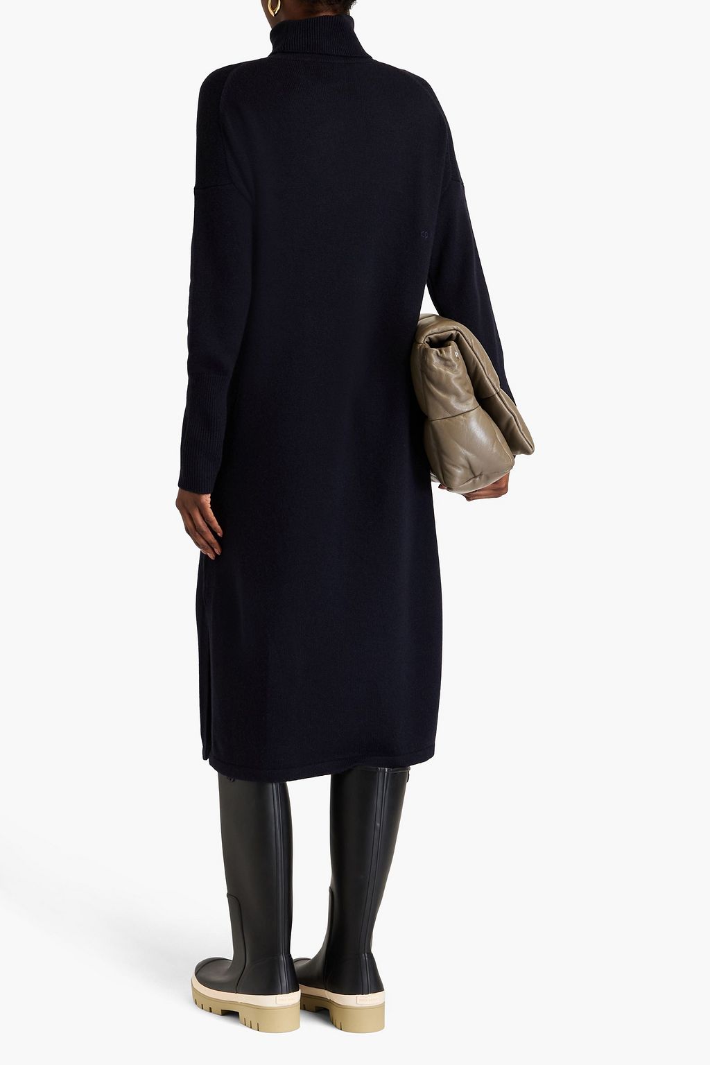 CHINTI & PARKER Wool and cashmere-blend dress