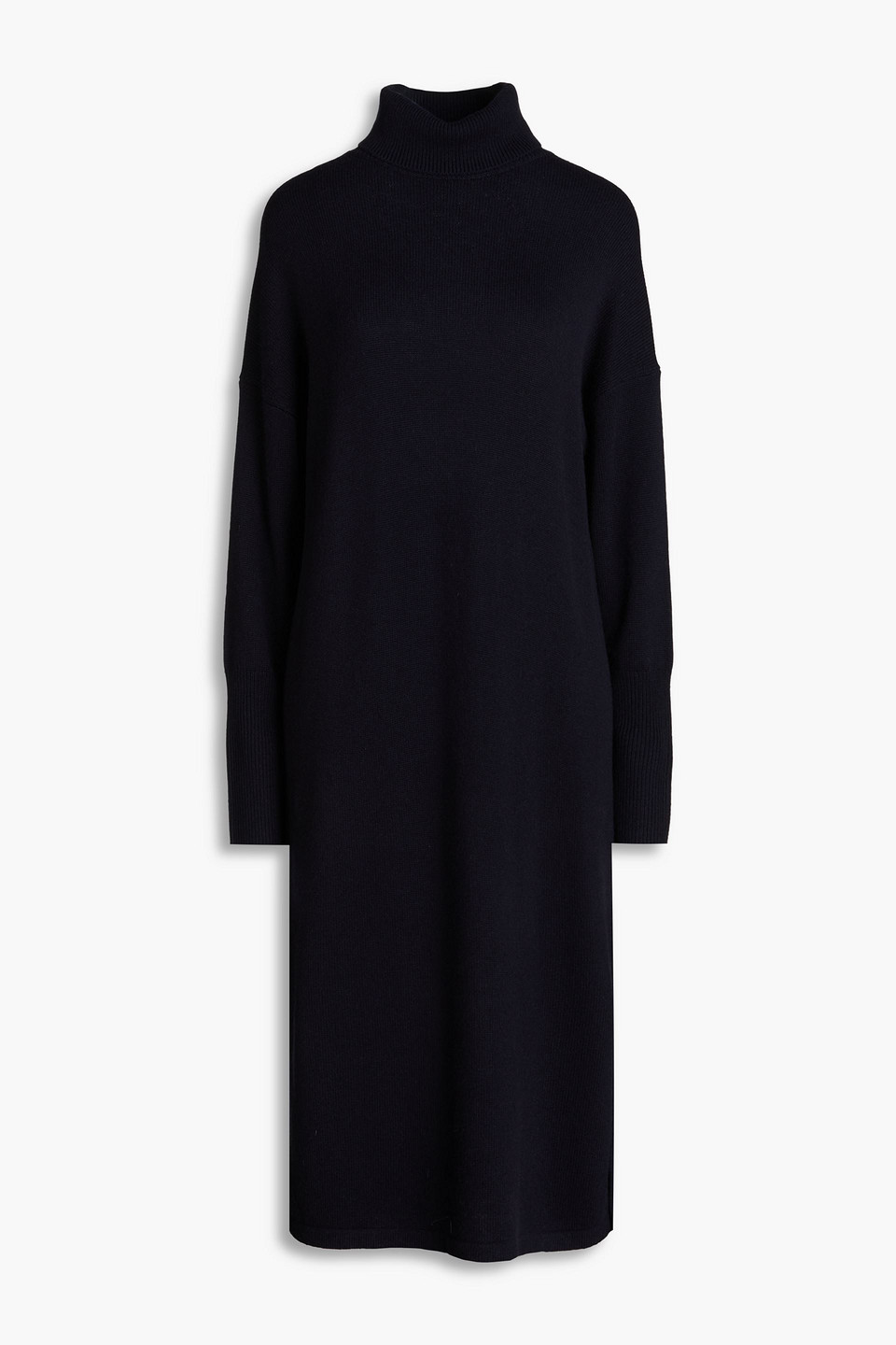 Chinti & Parker Wool And Cashmere-blend Dress In Navy