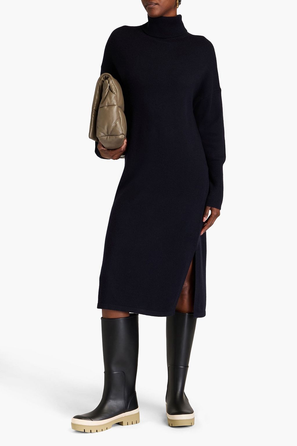 CHINTI & PARKER Wool and cashmere-blend dress