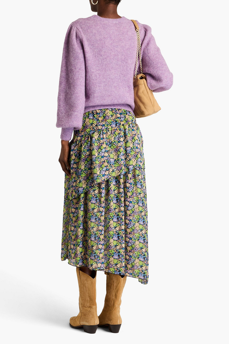  Maje - Pullover Aus Rippstrick - Lila - 3 