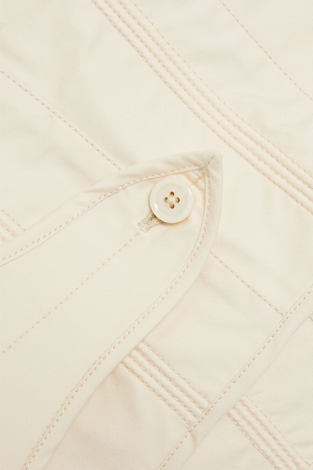 ACNE STUDIOS Embellished cotton-blend twill mini skirt