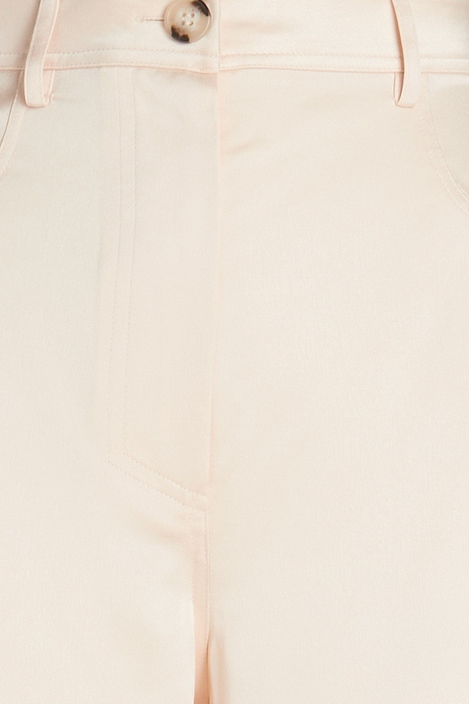 Nanushka Satin-crepe Wide-leg Pants In Cream