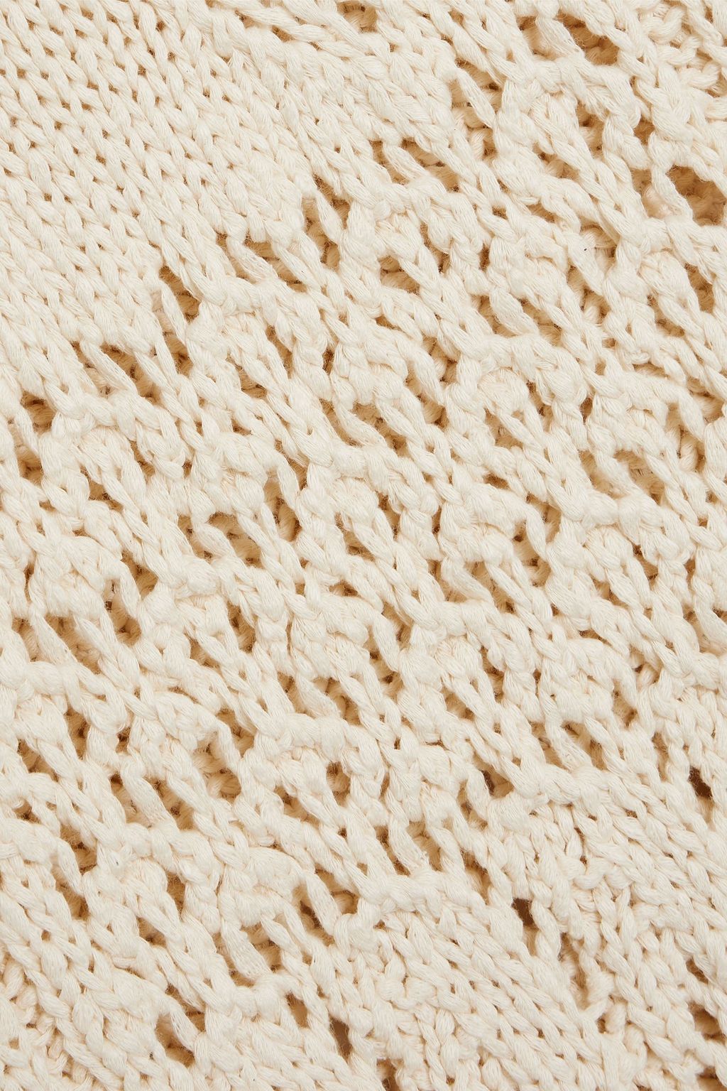 ACNE STUDIOS Pointelle-knit cotton mini dress