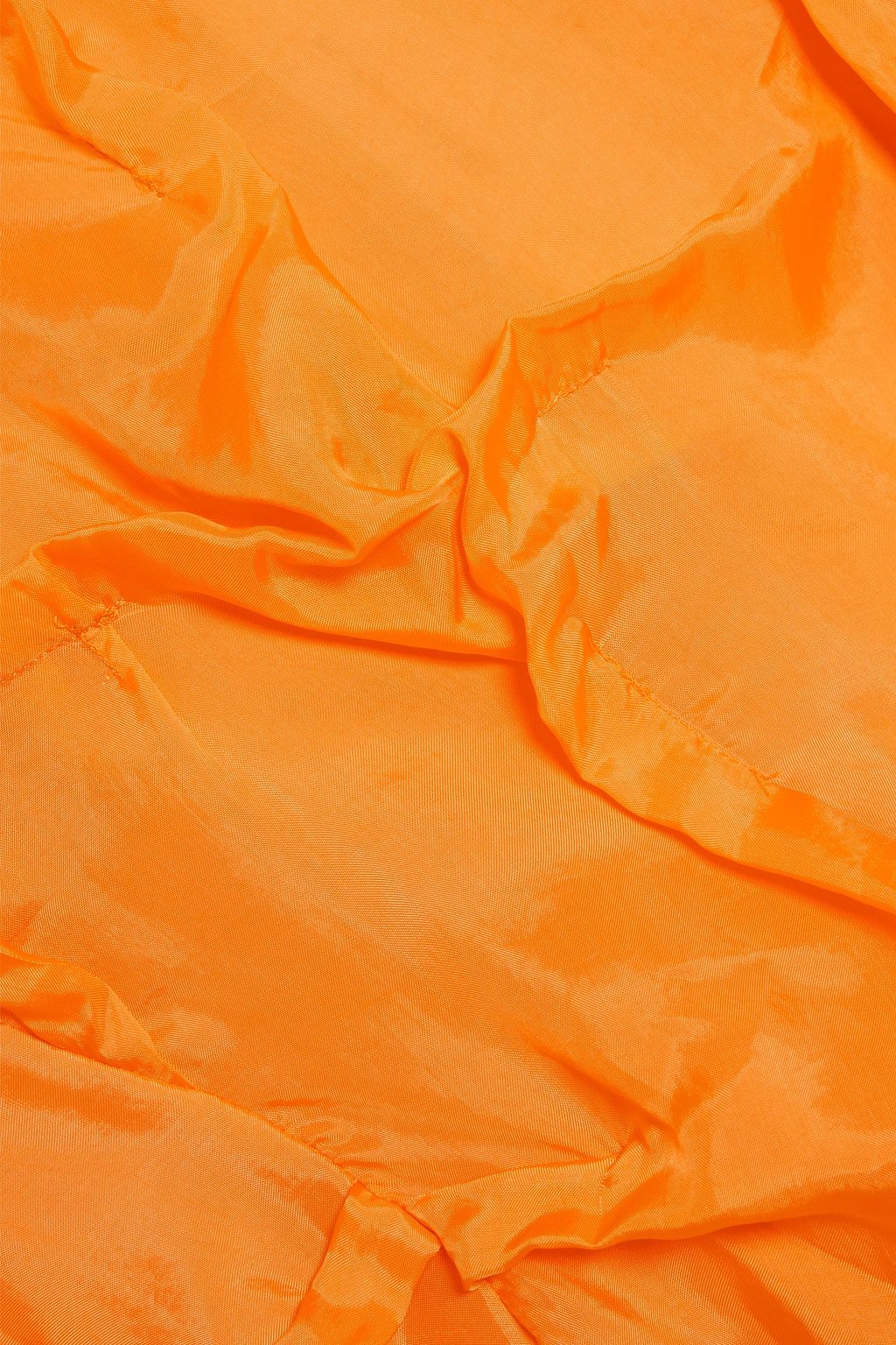 ACNE STUDIOS Cropped draped cupro-satin top