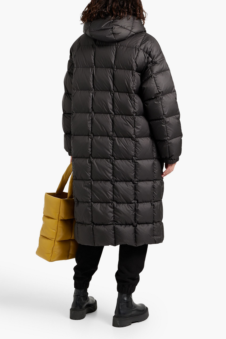 STAND STUDIO DARLENE QUILTED SHELL HOODED DOWN COAT