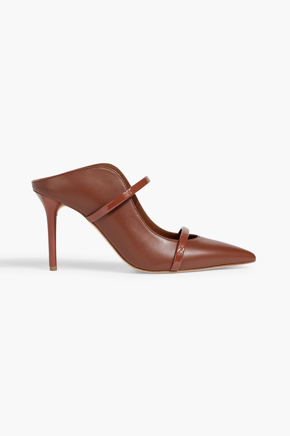Malone Souliers Maureen Leather Mules In Brown