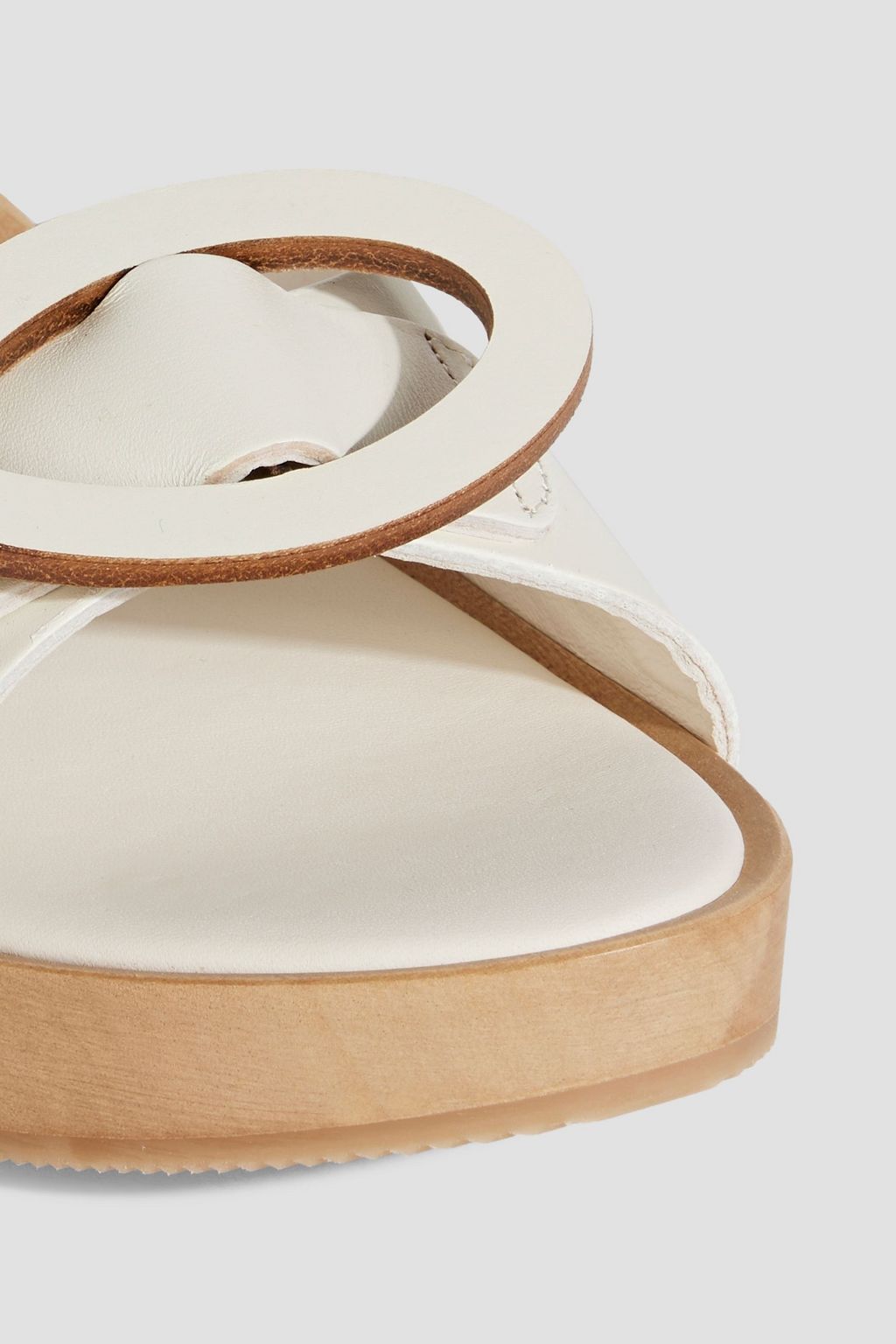 PUCCI Appliquéd leather mules