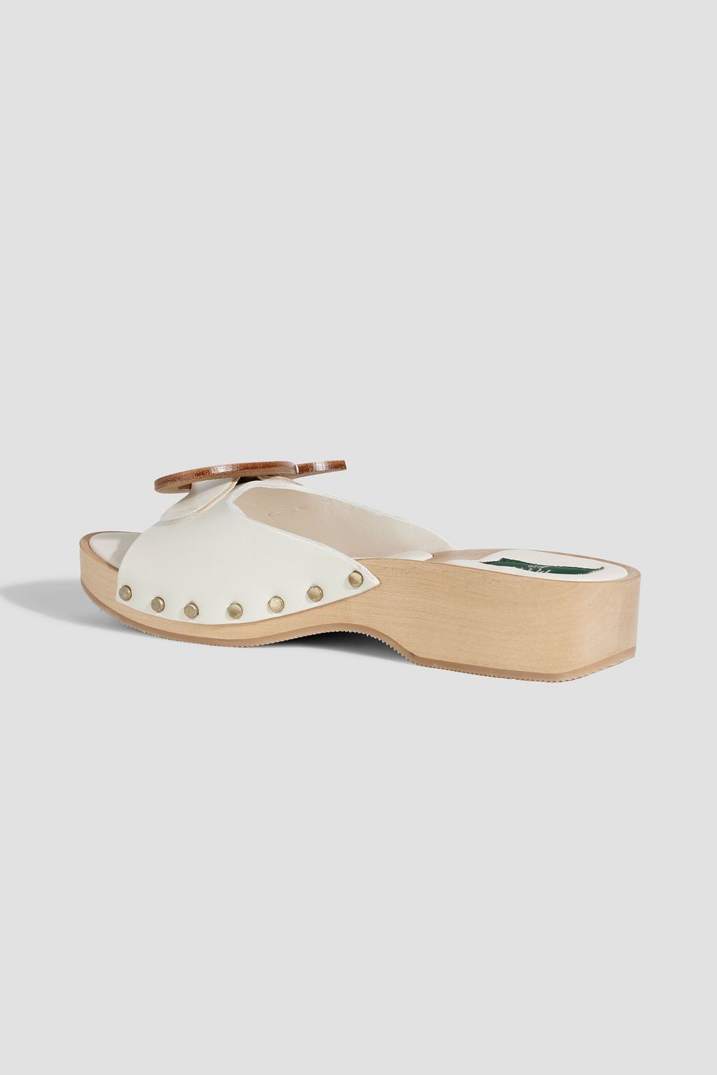PUCCI Appliquéd leather mules