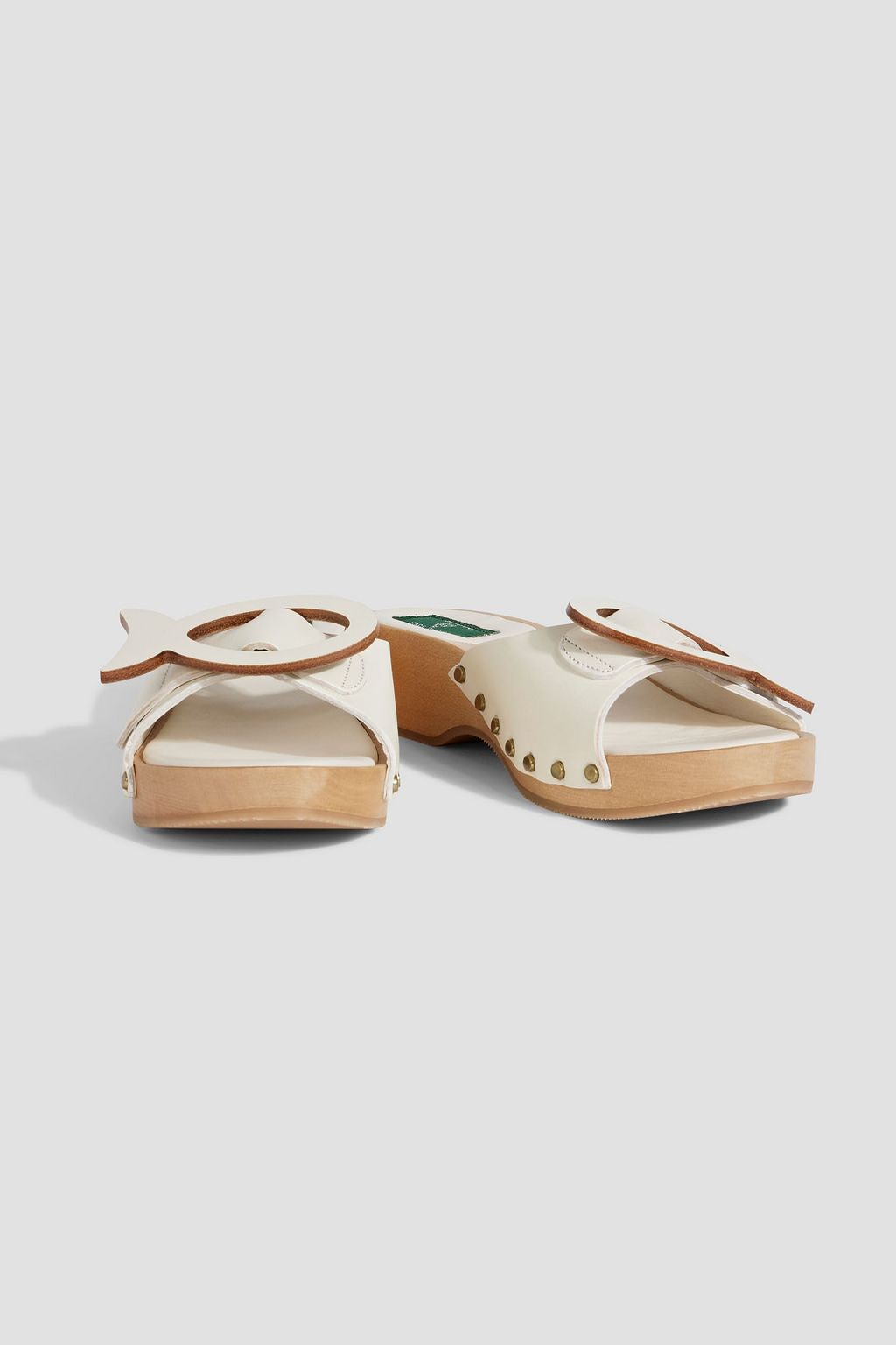 PUCCI Appliquéd leather mules