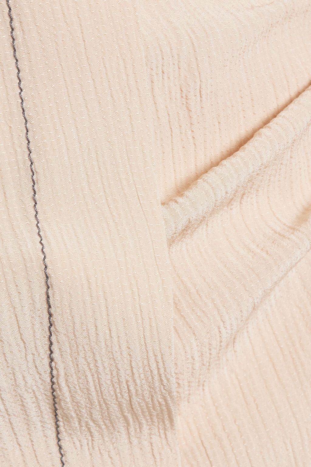 ACNE STUDIOS Ruched crepon midi skirt