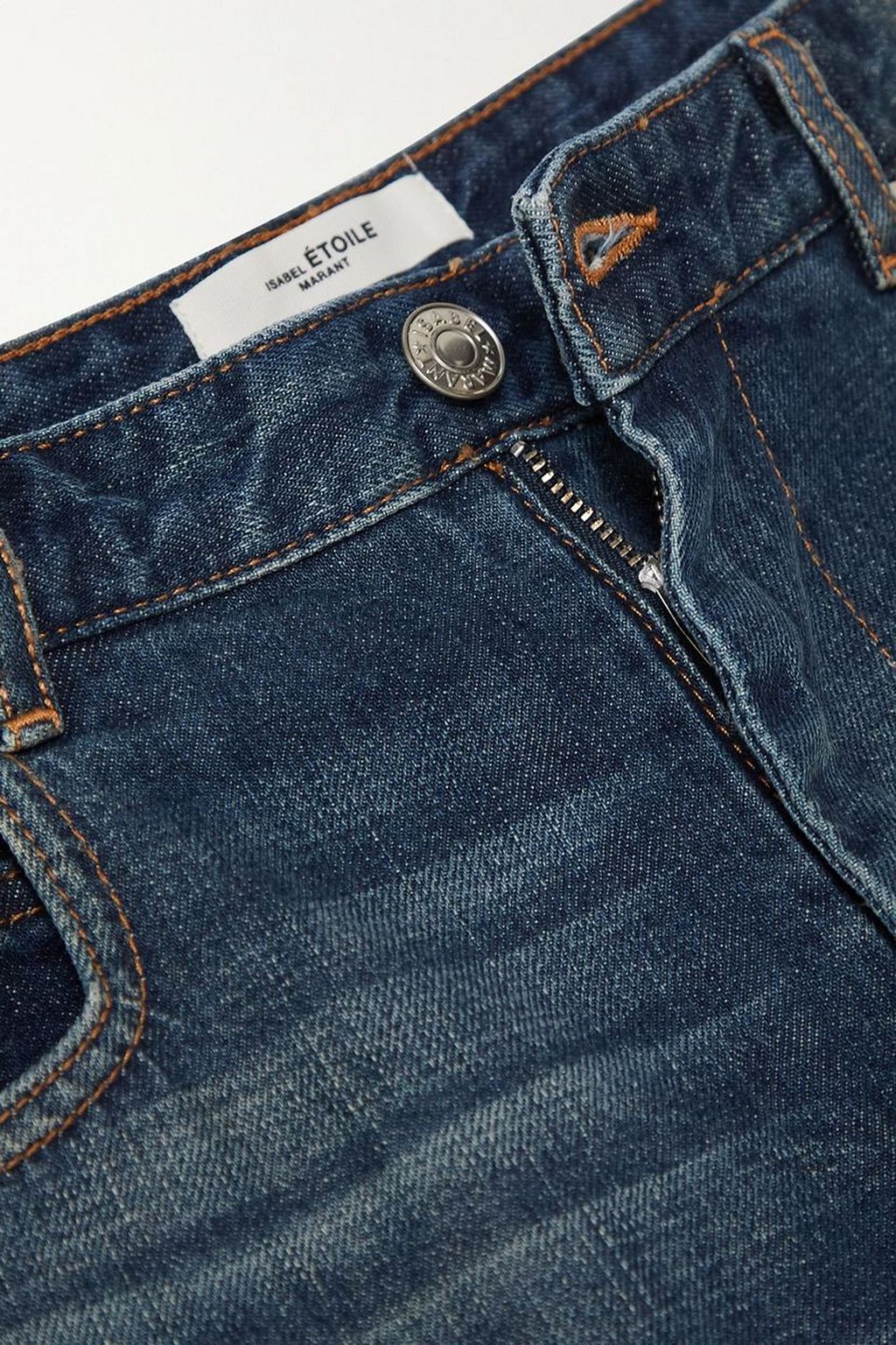 MARANT ÉTOILE Neasr cropped high-rise slim-leg jeans