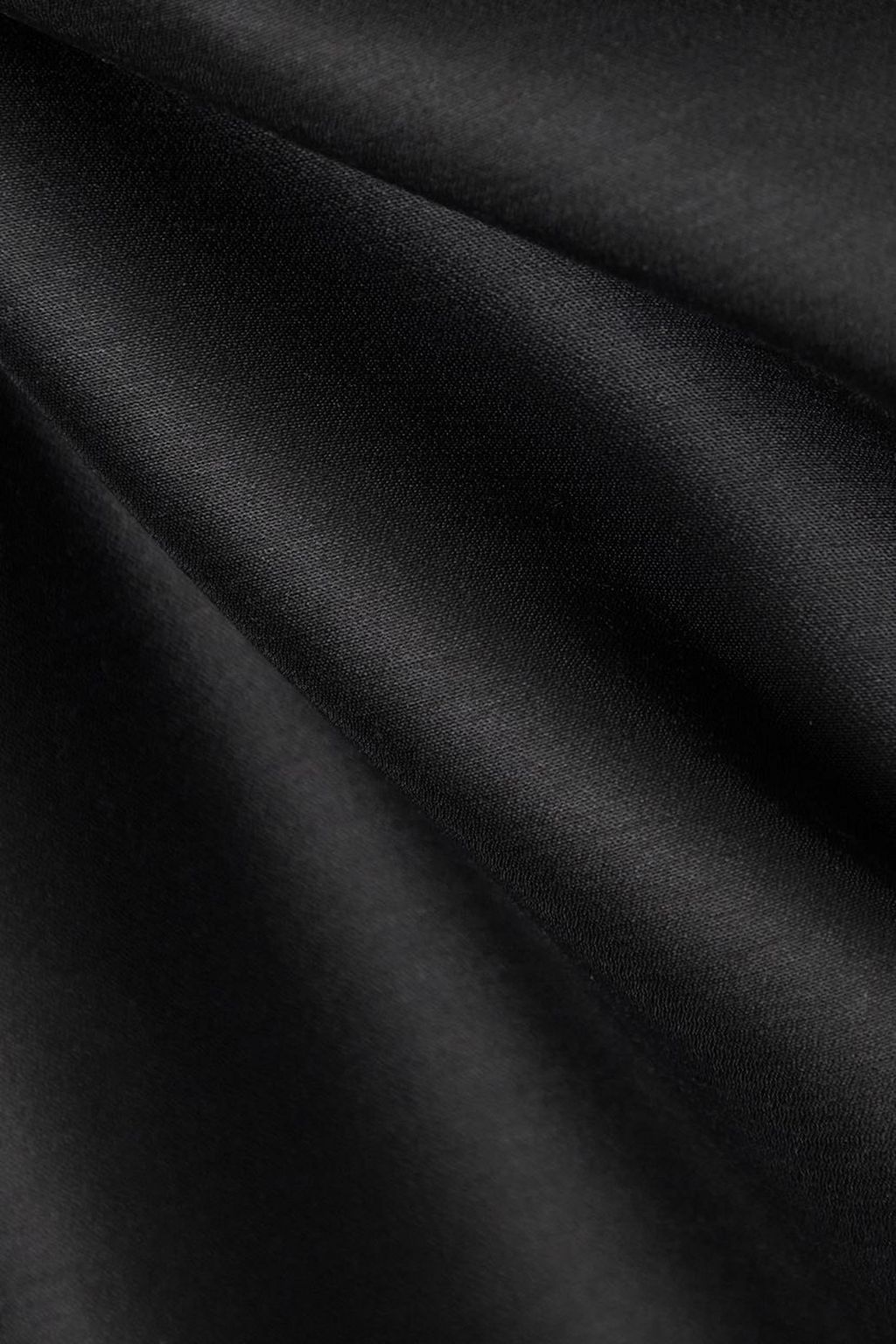 TOTEME Gathered duchesse-satin top