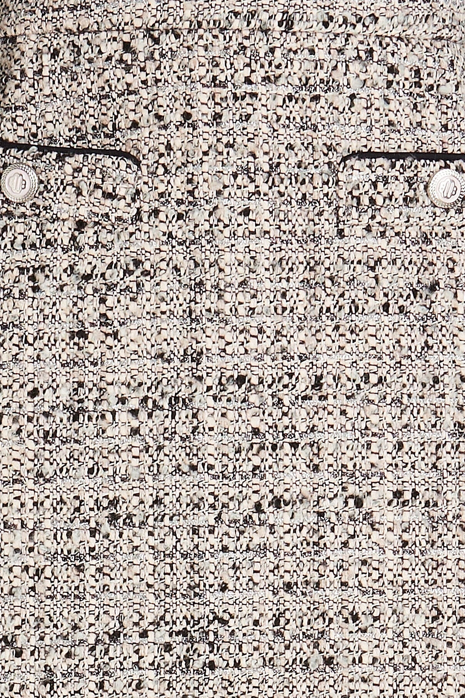 Maje Metallic Bouclé-tweed Mini Skirt In Pastel Pink