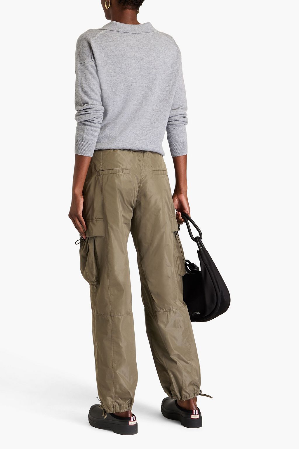 CHINTI & PARKER Mélange wool and cashmere-blend sweater
