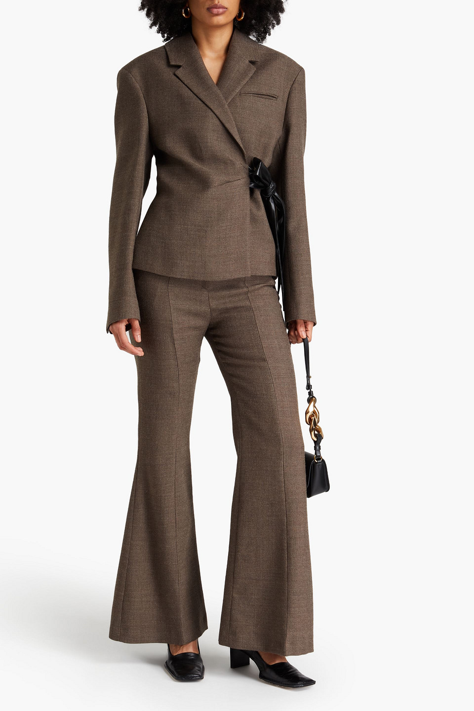  Nanushka - Wool-tweed Blazer - Neutral - L 