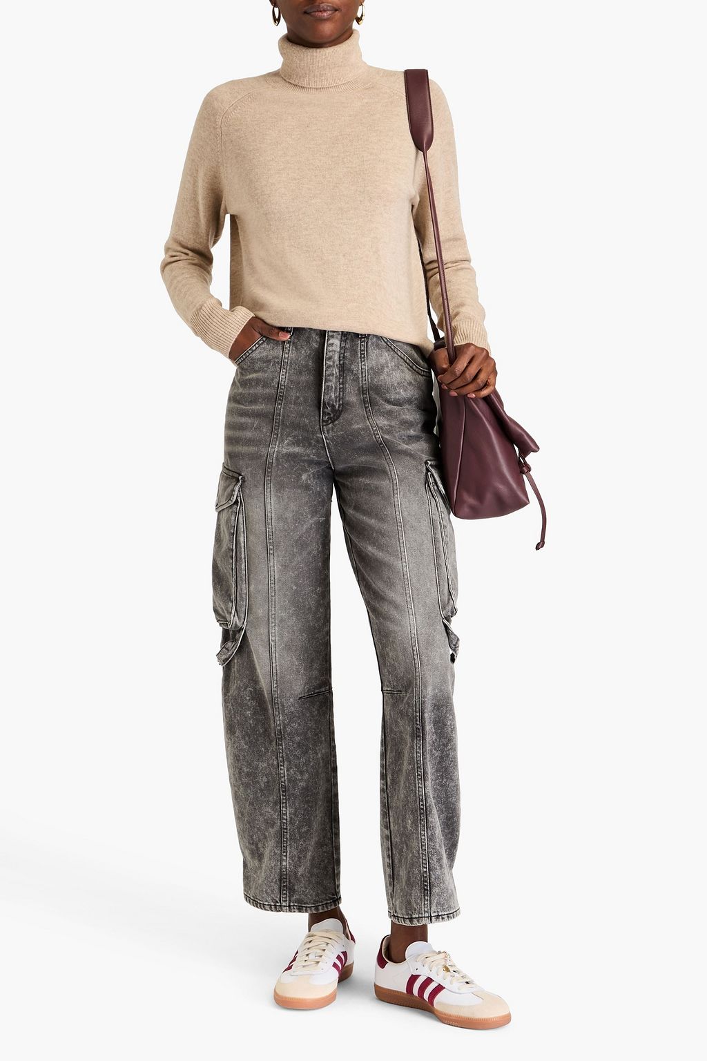 CHINTI & PARKER Wool and cashmere-blend turtleneck sweater