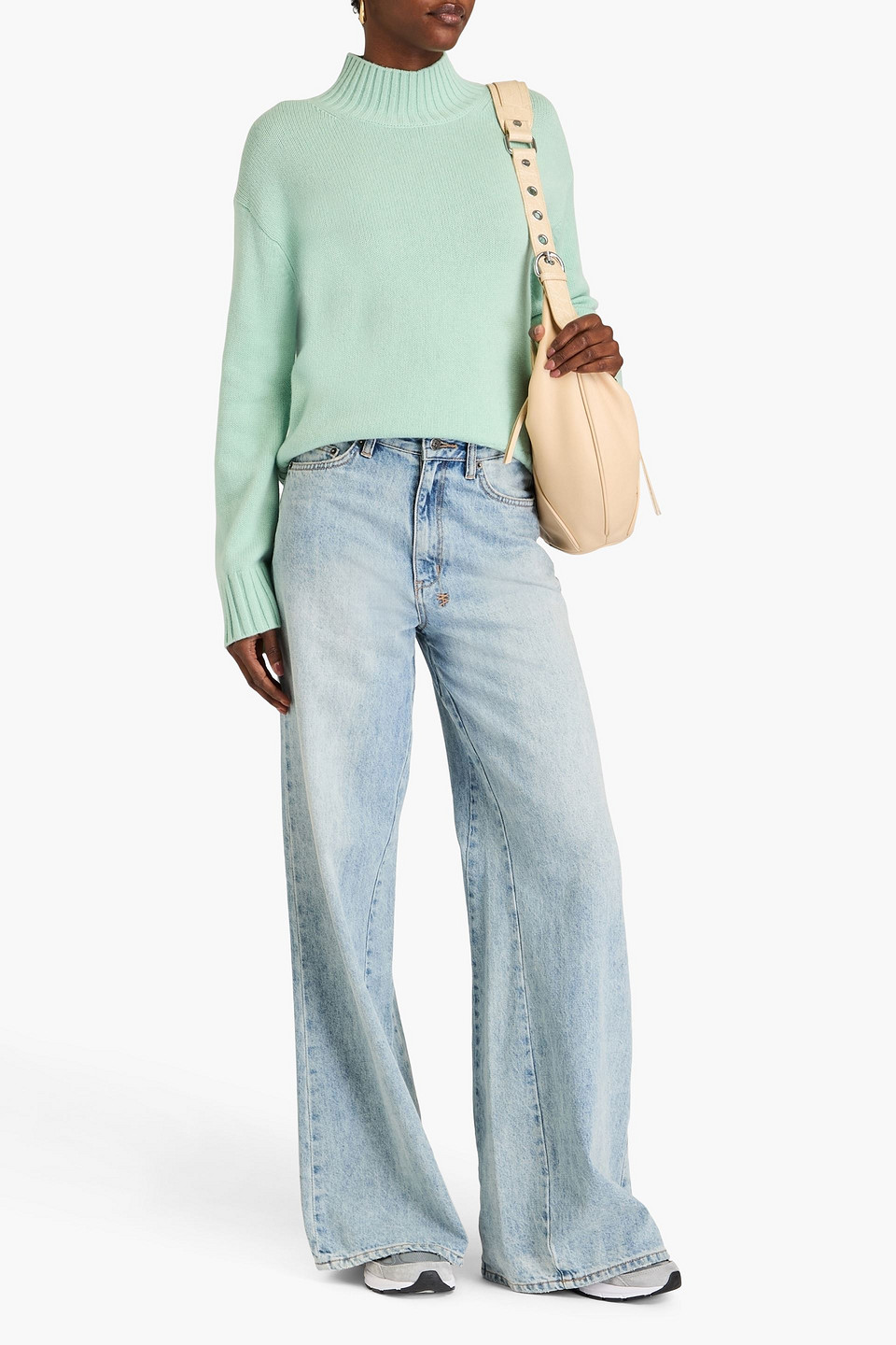 CHINTI & PARKER WOOL AND CASHMERE-BLEND TURTLENECK SWEATER