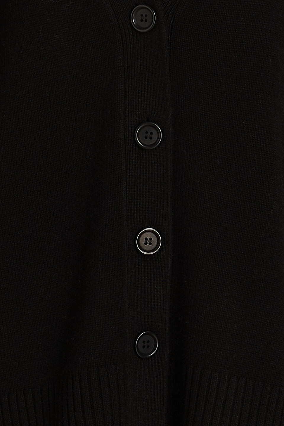 Chinti & Parker Varsity Striped Wool And Cashmere-blend Cardigan In Black