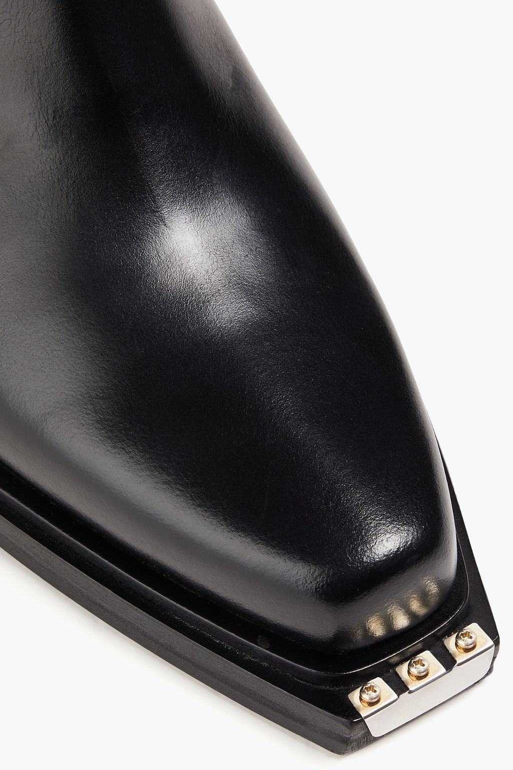 SANDRO Embellished leather ankle boots