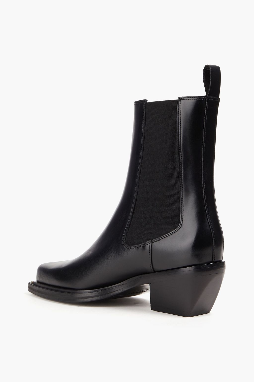 SANDRO Embellished leather ankle boots