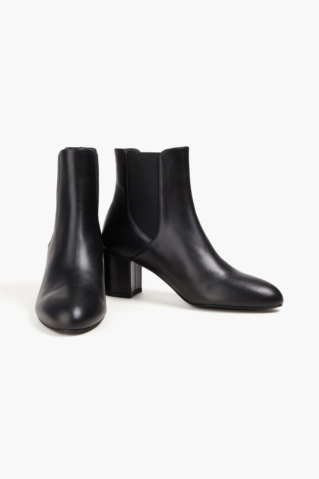 STUART WEITZMAN ストレッチレザー アンクルブーツ