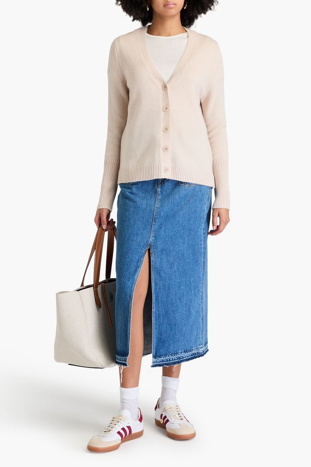CHINTI & PARKER Wool and cashmere-blend cardigan