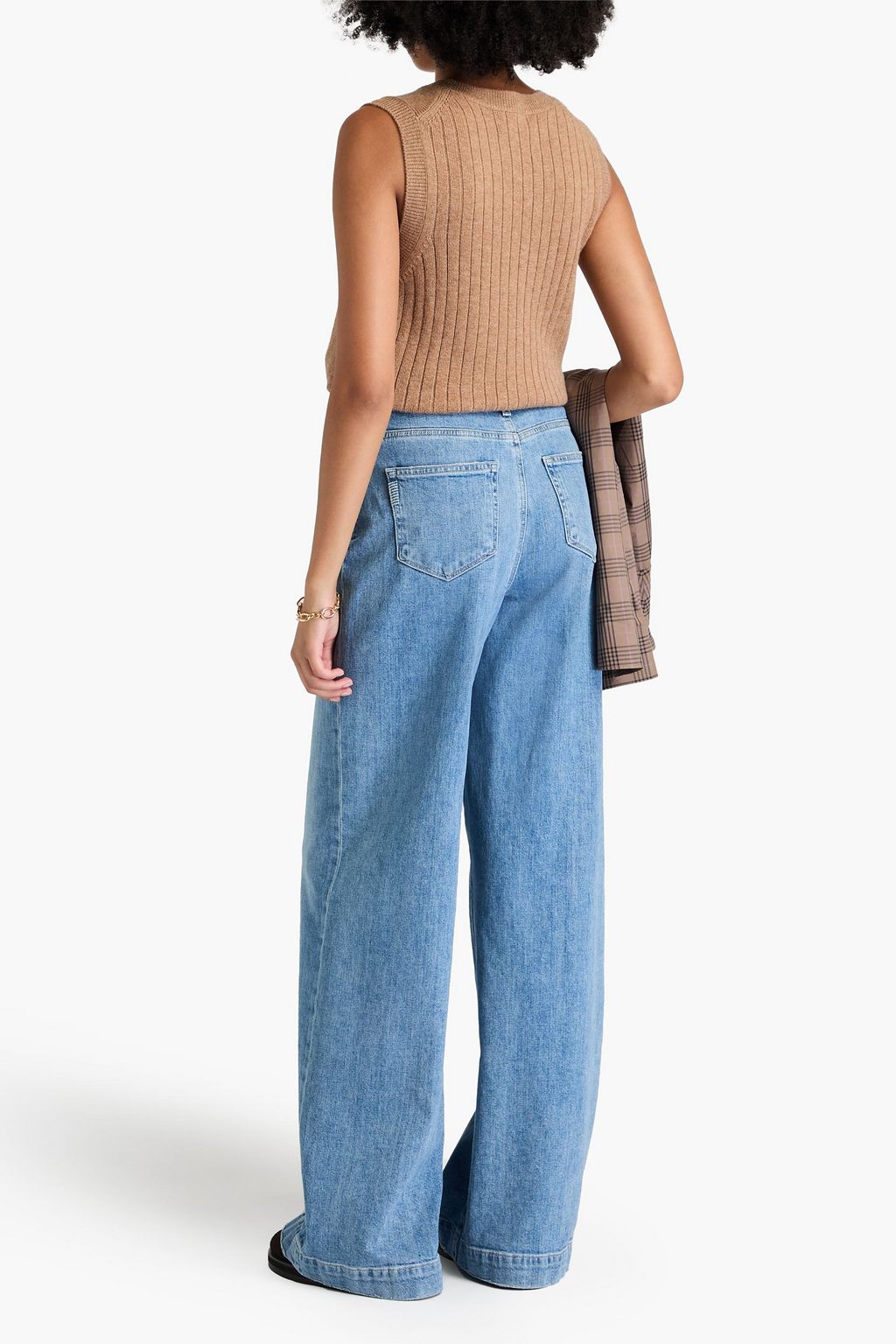 CHINTI & PARKER Wool and cashmere-blend vest