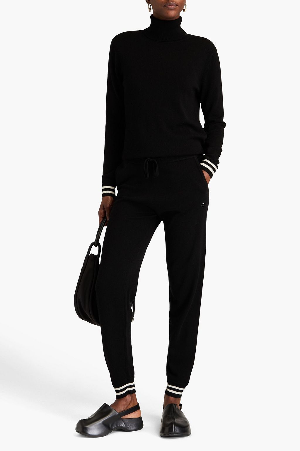 CHINTI PARKER Wool and cashmere blend track pants THE OUTNET