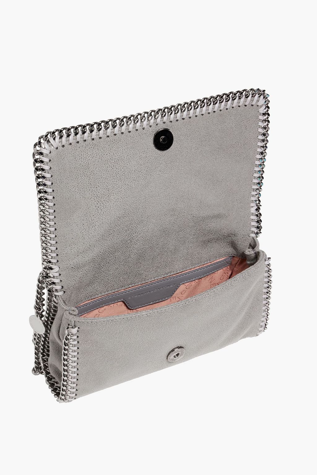 STELLA MCCARTNEY Falabella faux brushed-leather cross-body bag