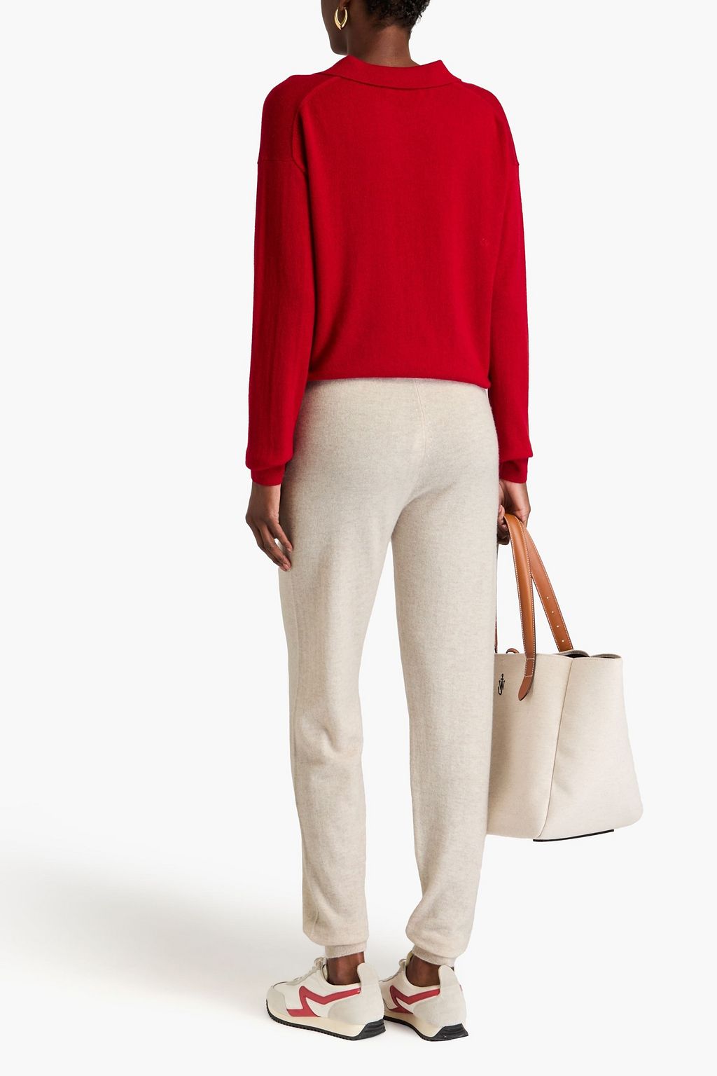 CHINTI & PARKER Wool and cashmere-blend track pants