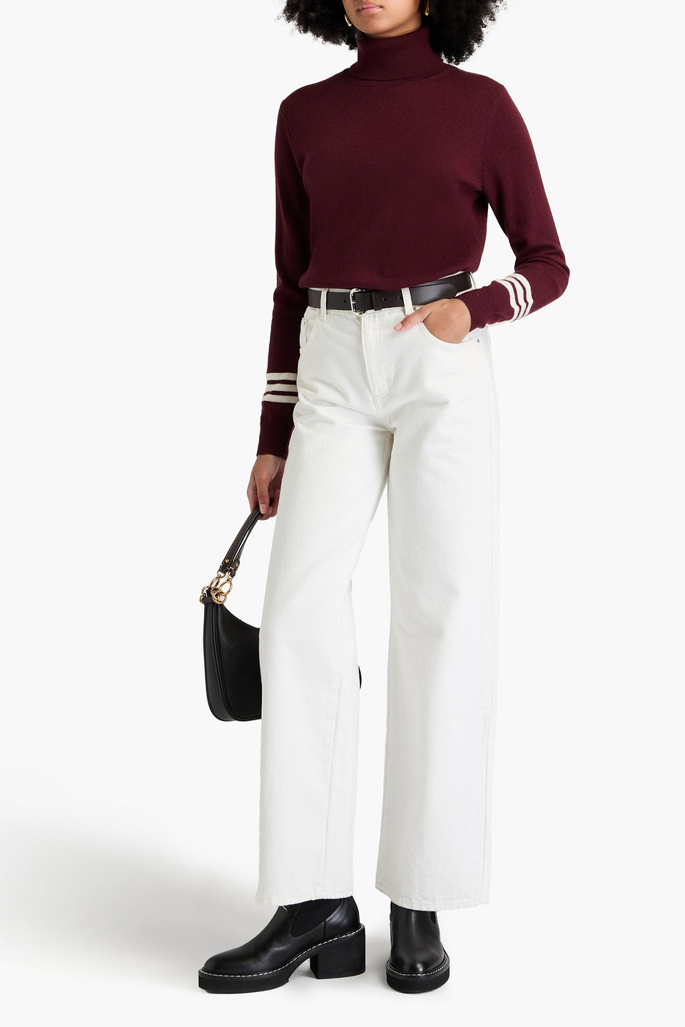 CHINTI & PARKER WOOL AND CASHMERE-BLEND TURTLENECK SWEATER